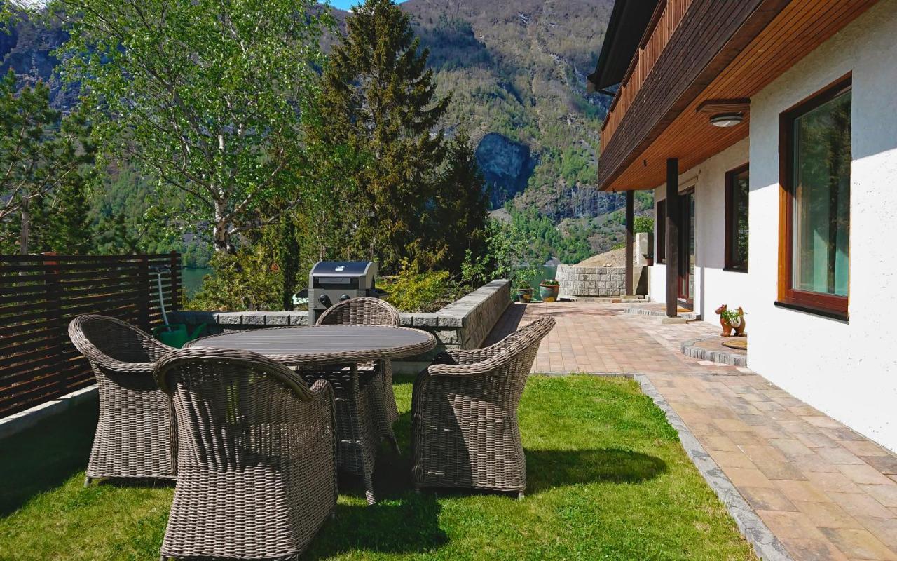 Apartmán Otnes Fjordside Aurland Exteriér fotografie